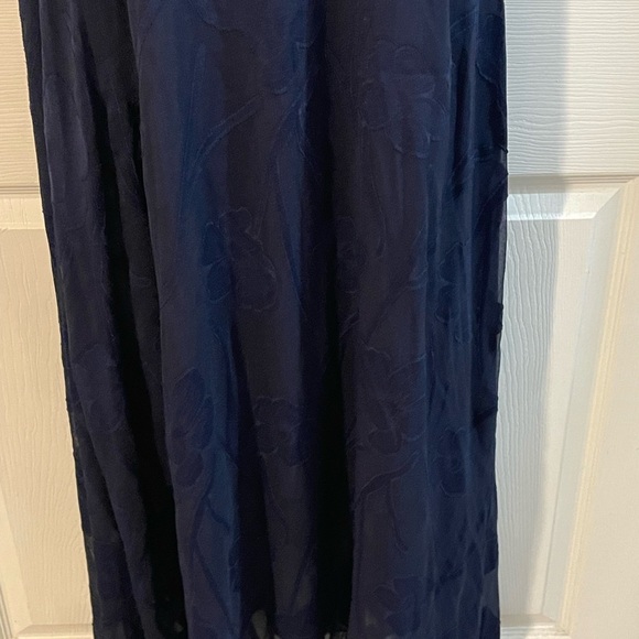 Chic Long Sleeve Navy Dress - Picture 4 of 9